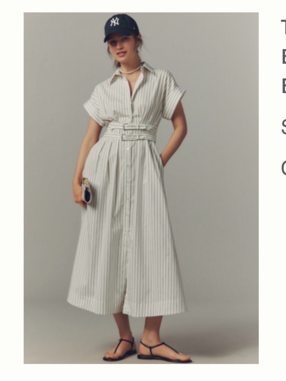 THE TOBIE SHIRT DRESS BY EXQUISE: DOUBLE BUCKLE EDITION